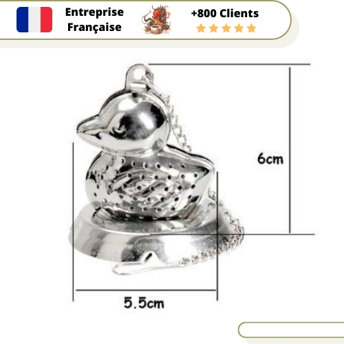 Infuseur à Thé Inox Le Canard – Image 2