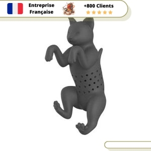 Infuseur de Thé Chat Gris