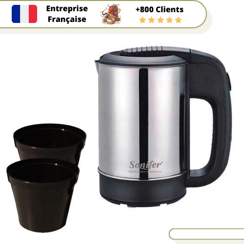 Mini bouilloire électrique 0 5 litre sans fil – Image 2