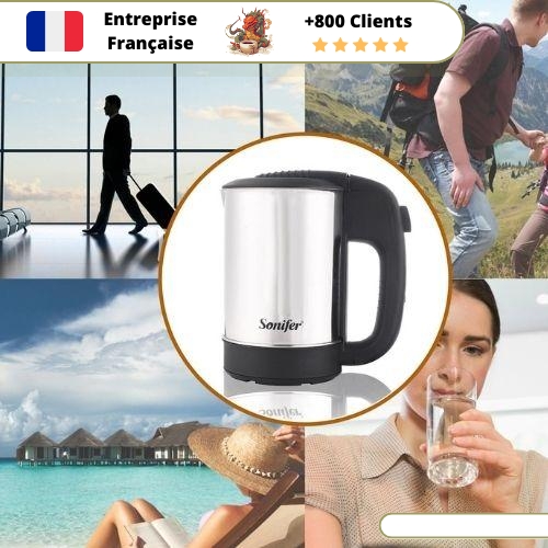 Mini bouilloire électrique 0 5 litre sans fil – Image 5