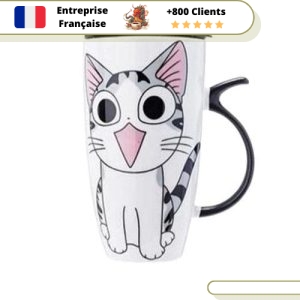Tasse de Thé Mug Chat Humour
