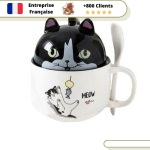 Tasse de Thé Mug Chat Noir