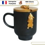 Mug Corgi Noir