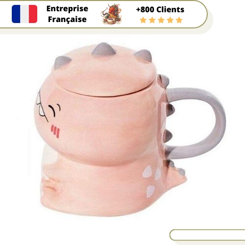 Mug-Dinosaure-Rose