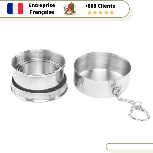 Tasse de Thé Tasse Pliable Inox – Image 2
