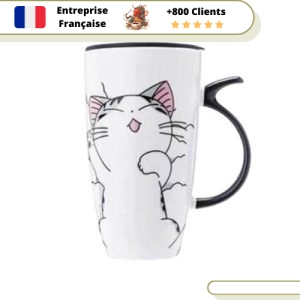 Tasse de Thé Mug Thé Chat