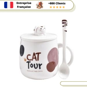 Tasse de Thé Mug avec Chat