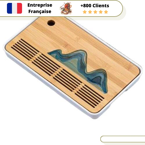 Plateau Service à Thé Blanc