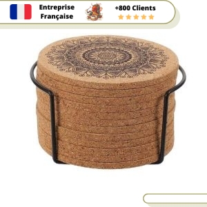 Sous Tasse Les 12 Cafés Mandala