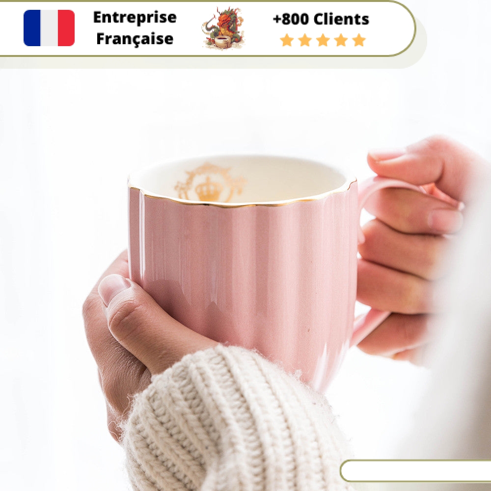 Théière Solitaire Porcelaine Rose 400ml – Image 18