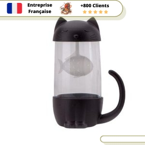Tasse à Thé avec Infuseur Mademoiselle Chat