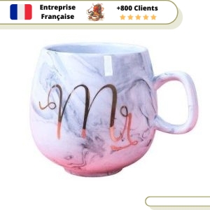 Tasse Monsieur Madame Bleue