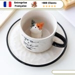Tasse Mug Chat Orange