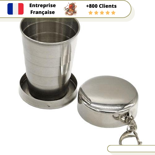 Tasse de Thé Tasse Pliable Inox – Image 3