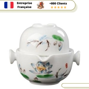 Gaiwan Tasse Porcelaine Chinoise Ancienne
