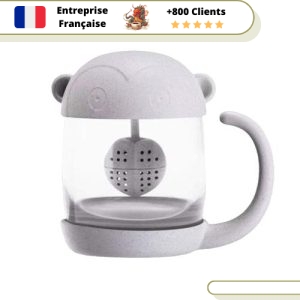 Tasse à Thé avec Infuseur Monsieur Singe