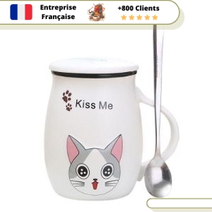 Tasse de Thé Tasse Tete de Chat
