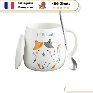 Tasse de Thé Tasse à Thé Motif Chat