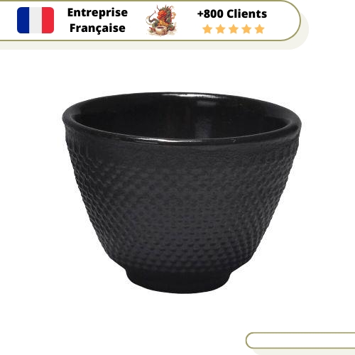 Tasse de Thé Tasse en Fonte Noire – Image 5