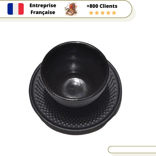 Tasse de Thé Tasse en Fonte Noire – Image 6