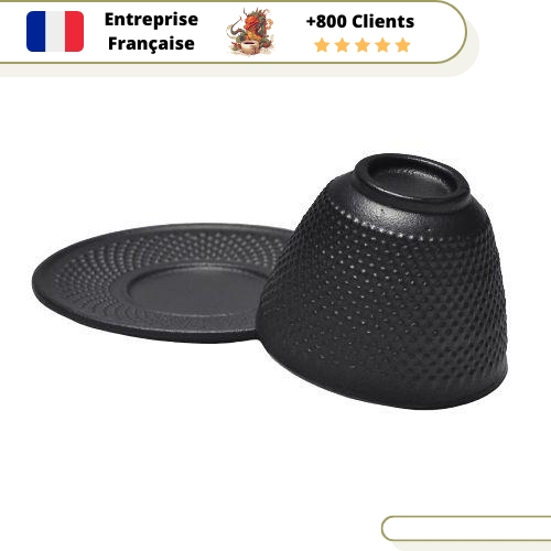 Tasse de Thé Tasse en Fonte Noire – Image 4