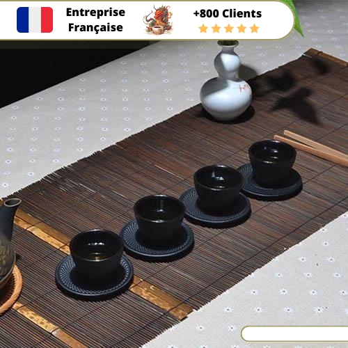 Tasse de Thé Tasse en Fonte Noire – Image 7