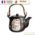 Théière en Porcelaine Chat du Japon