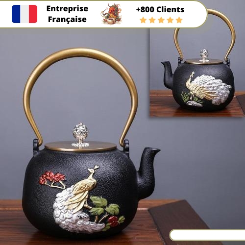 Théière en Fonte Le Paon de Chine – Image 2