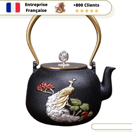Théière en Fonte Le Paon de Chine