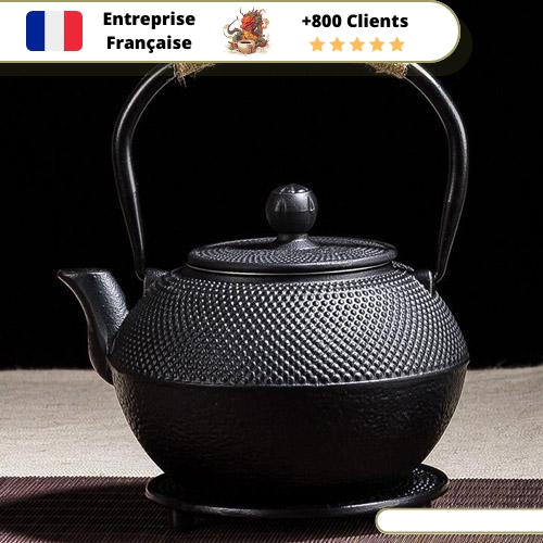 Théière en Fonte Noire Oiharu Natsume 800ml – Image 14