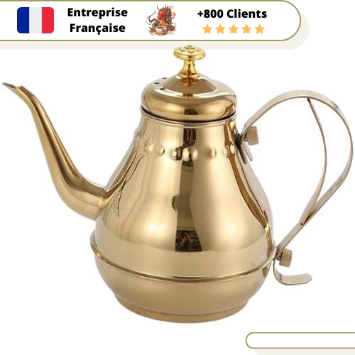 Théière Orientale Doré
