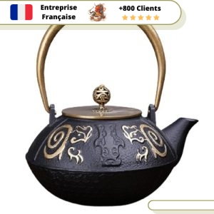 Théière en Fonte Intérieur Émaillé  Wazuqu Fuku 550ml