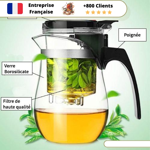 Théière en Verre Celle de 1 Litre – Image 5