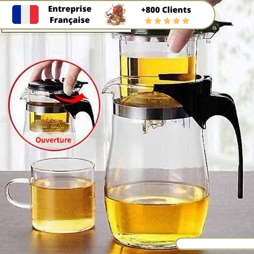 Théière en Verre Celle de 1 Litre – Image 8