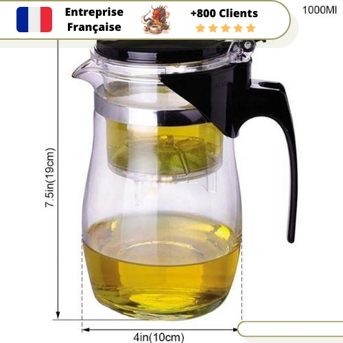 Théière en Verre Celle de 1 Litre – Image 10