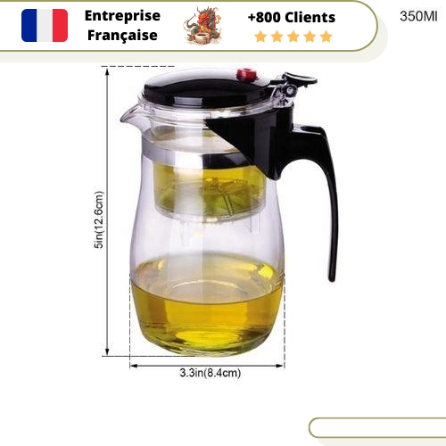 Théière en Verre Celle de 1 Litre – Image 12
