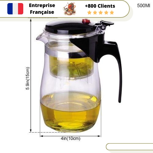 Théière en Verre Celle de 1 Litre – Image 11