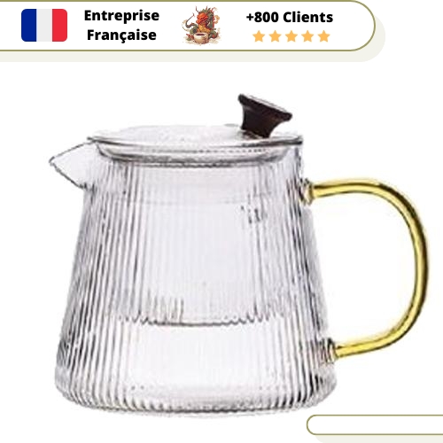 Théière en Verre Fleur de Thé