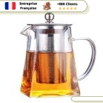 Théière en Verre avec Filtre 