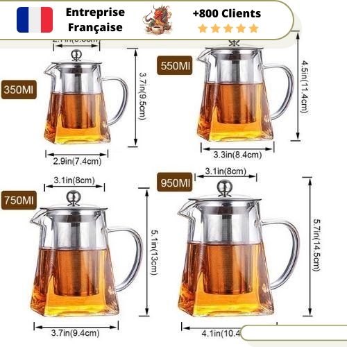 Théière en Verre Monsieur Filtre – Image 10