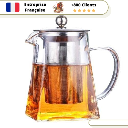 Théière en Verre avec Filtre