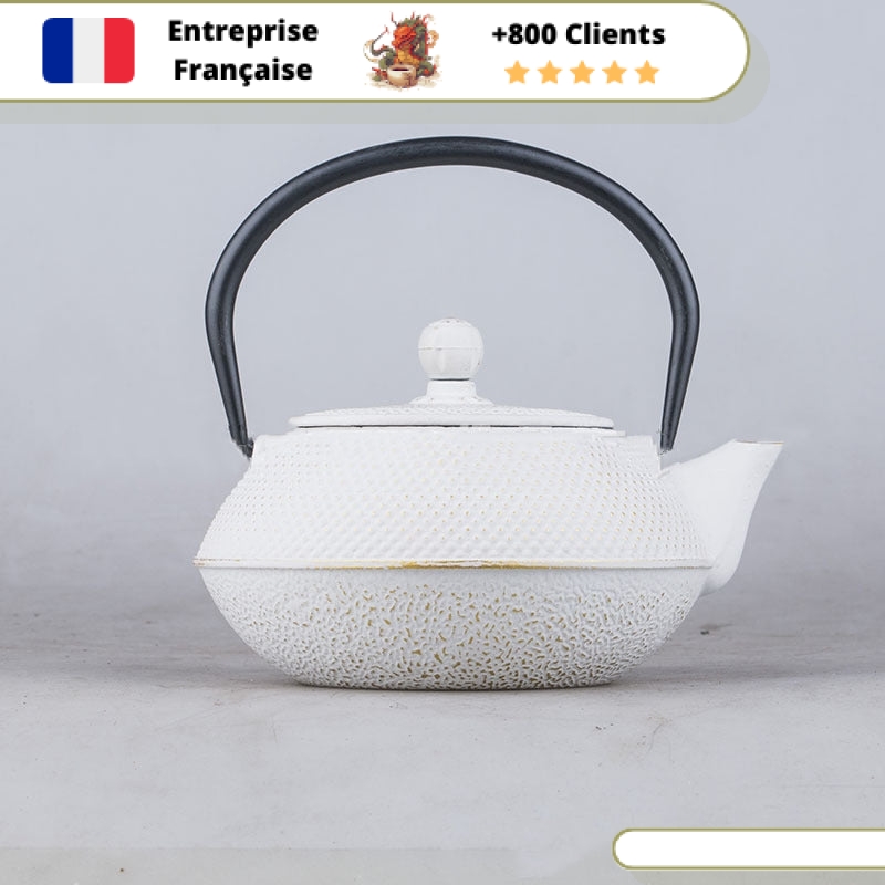 Théière en Fonte BLANCHE – Image 2