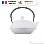 Théière en Fonte BLANCHE