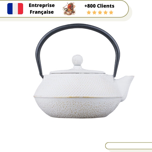 Théière en Fonte BLANCHE