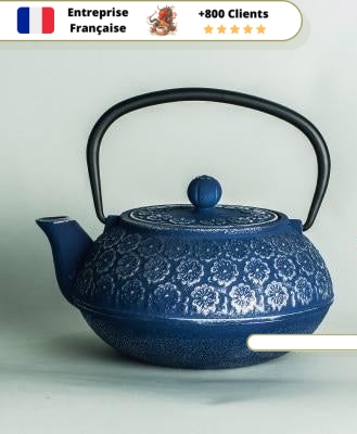 Théière en Fonte Bleue 1L | SAFAIA – Image 2
