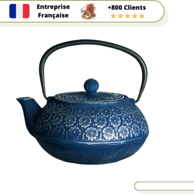Théière en Fonte Bleue 1L | SAFAIA