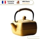 Théière en Fonte Jaune 450ml | SUFĒN