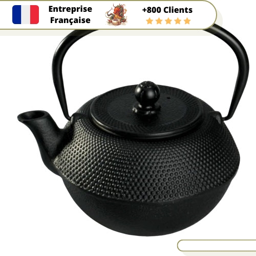 Théière en Fonte Noire Oiharu Natsume 800ml – Image 16