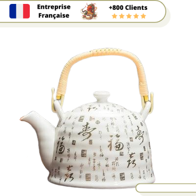 Théière en Porcelaine Chinoise Authentique 900ml | ZHĒNSHÍ – Image 4