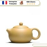 Théière en Terre Cuite Yixing Jaune 190ml | SHĀ